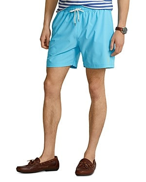 Polo Ralph Lauren 5.75-Inch Traveler Classic Swim Trunks XL Blaze Blue
