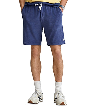 Polo Ralph Lauren Mens Terry Drawstring Shorts Light Navy Small