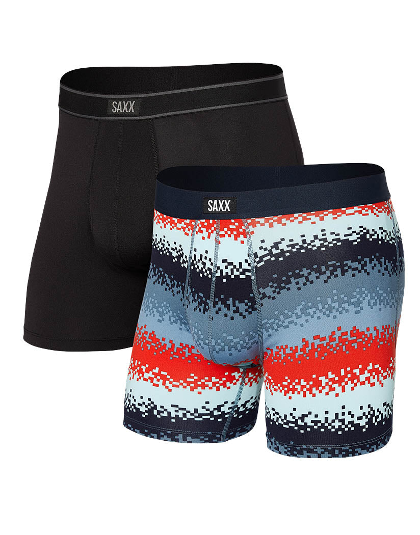 SAXX 2 Pack Mens Daytripper Boxer Brief - Multicolour - Size Small