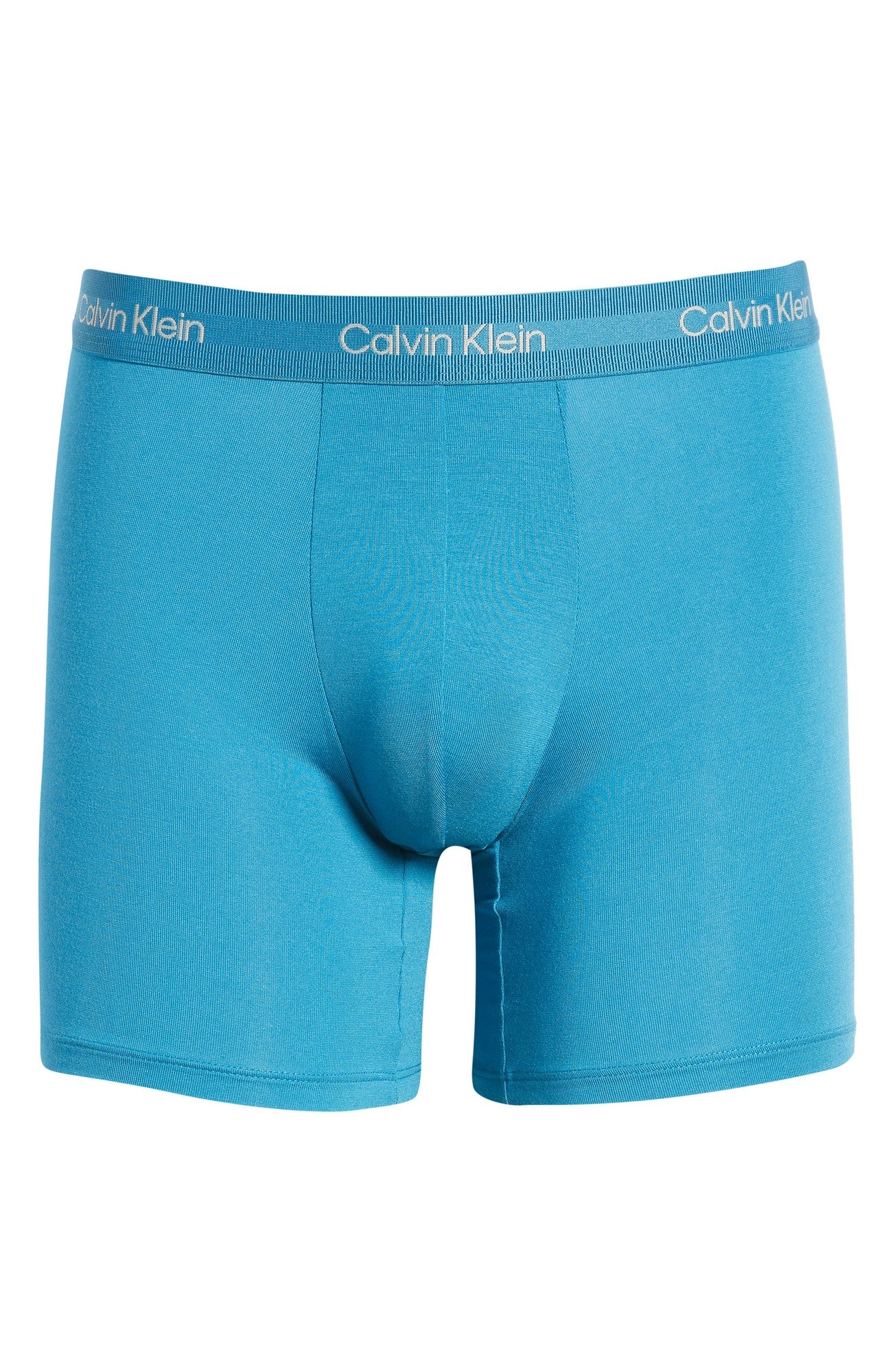 Calvin Klein Mens Stretch Boxer Brief Teal Large