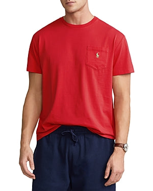 Polo Ralph Lauren Classic Fit Red Jersey Pocket Tshirt Xxl