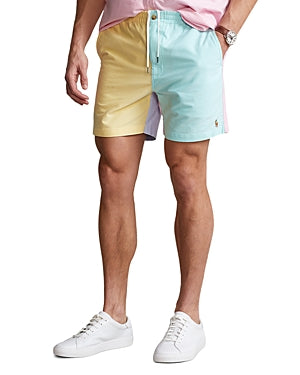 Polo Ralph Lauren Prepster Shorts XL Yellow Green Block