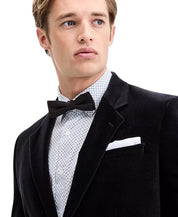 Hugo by Hugo Boss Men's Modern-Fit Seersucker Sport Coat Blazer 38S Black