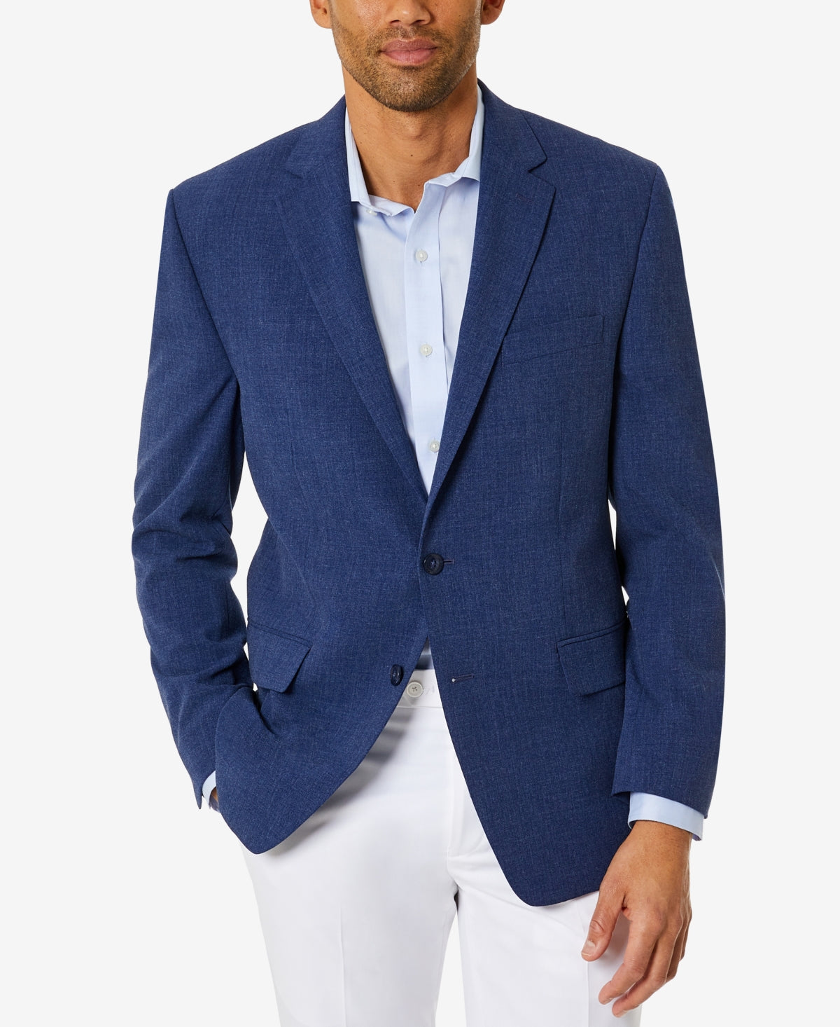 Club Room Men's Classic-Fit Sport Coat Blue  44L