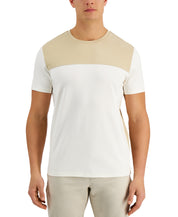 Alfani Men's Colorblocked T shirt White Small