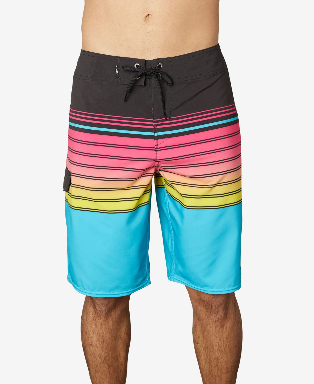 O'Neill Mens Lennox Stretch Boardshorts Fuchsia Pink 38 Reg