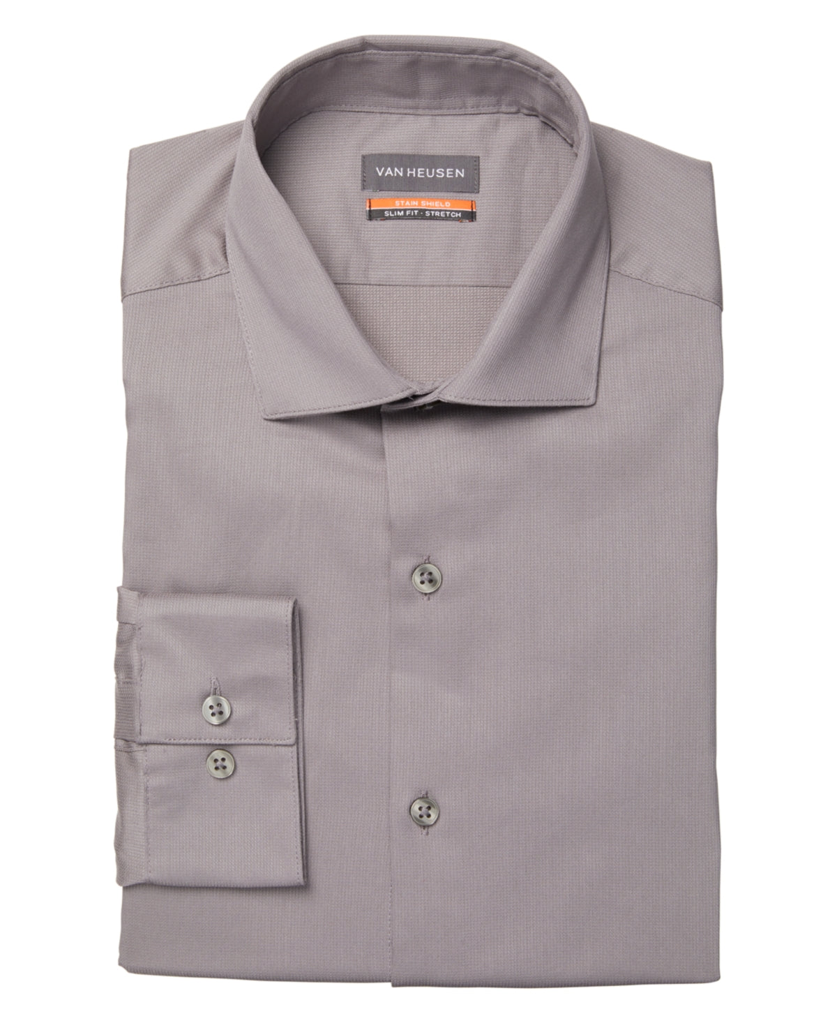 Van Heusen Mens Stain Shield Steel Shirt 15-15.5 34-35