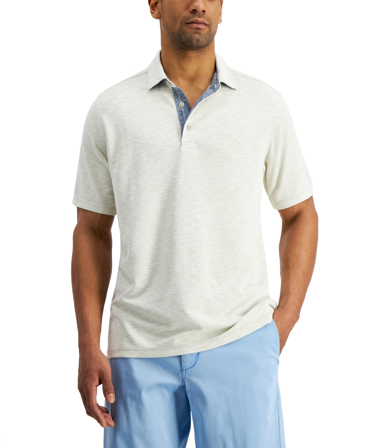 Tommy Bahama Men's Palmetto Paradise Polo Shirt Coconut Cream 3XL