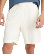 Tommy Hilfiger Men's White Garment dyed Sweat Shorts Large Cream / OFF White