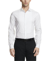 Calvin Klein Mens Slim fit Dress Shirt Large 16-16.5 34-35 White Solid
