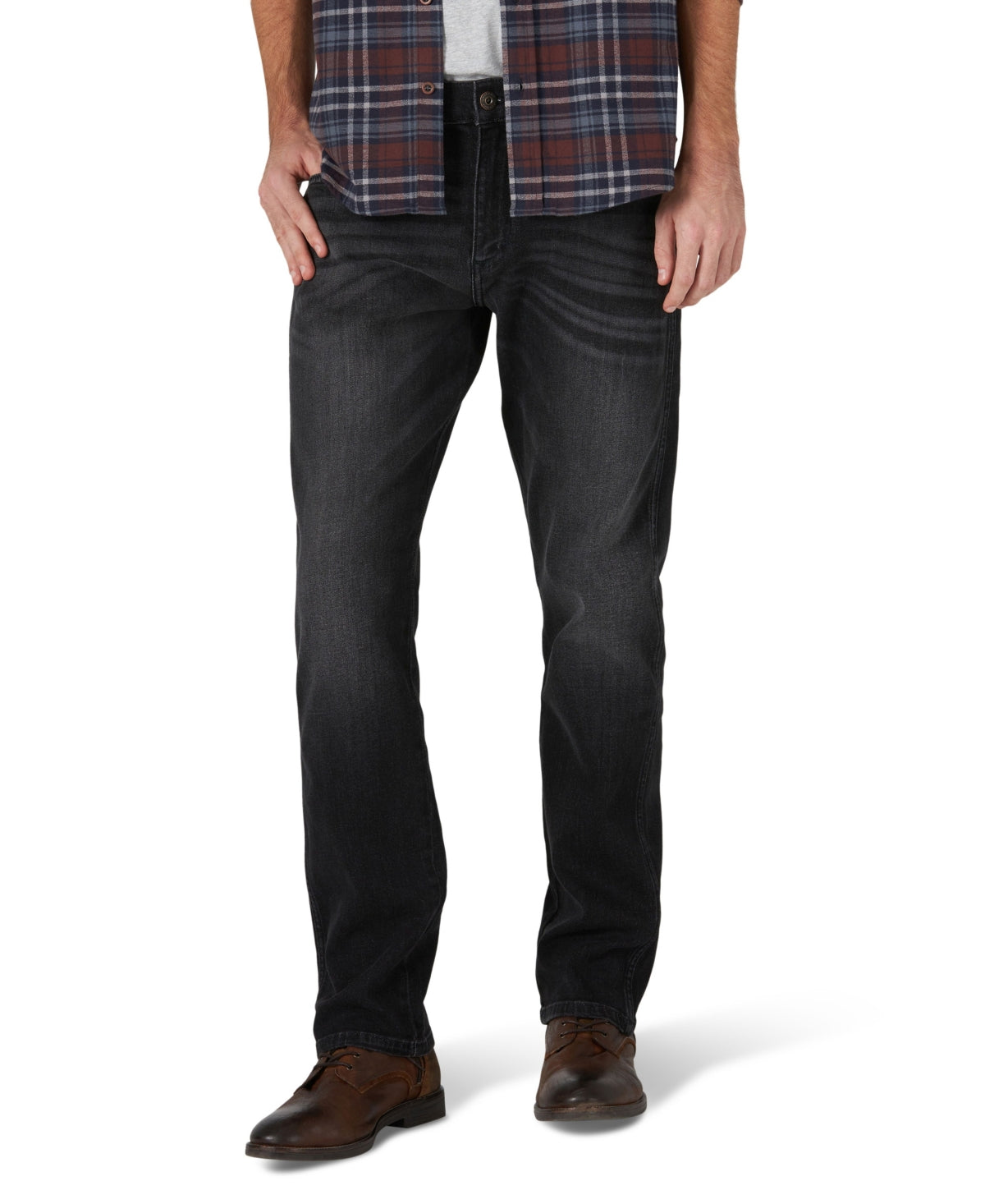 Wrangler Men's Weather Anything Legacy Jeans BLACK 40X32