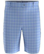 PGA TOUR Men's Plaid Print Golf Shorts 38" Blue