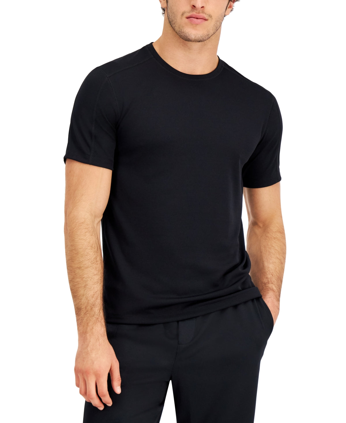 ID Ideology Men's Birdseye Training Short Sleeve Crewneck T-Shirt Black 3XB