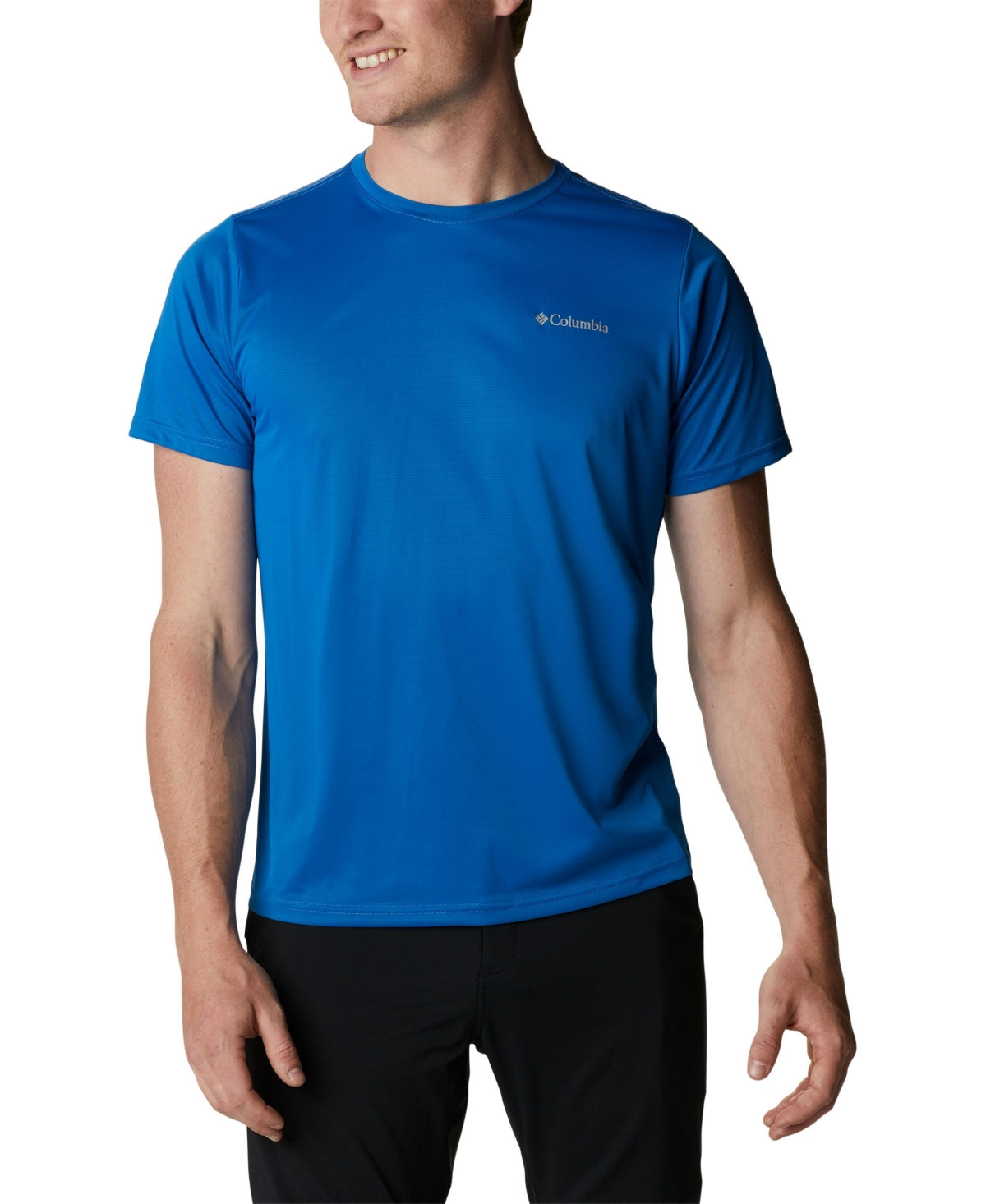 Columbia Men's Hike Crew T-shirt Xl Bright blue