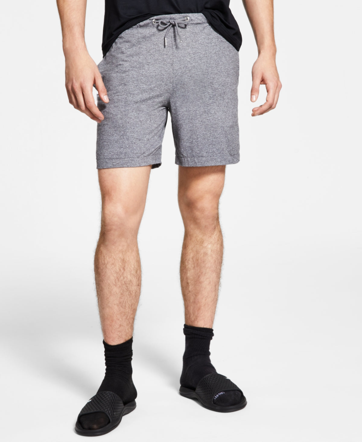 Alfani Men's Drawstring Performance Shorts Galaxy Night Gray Xxl