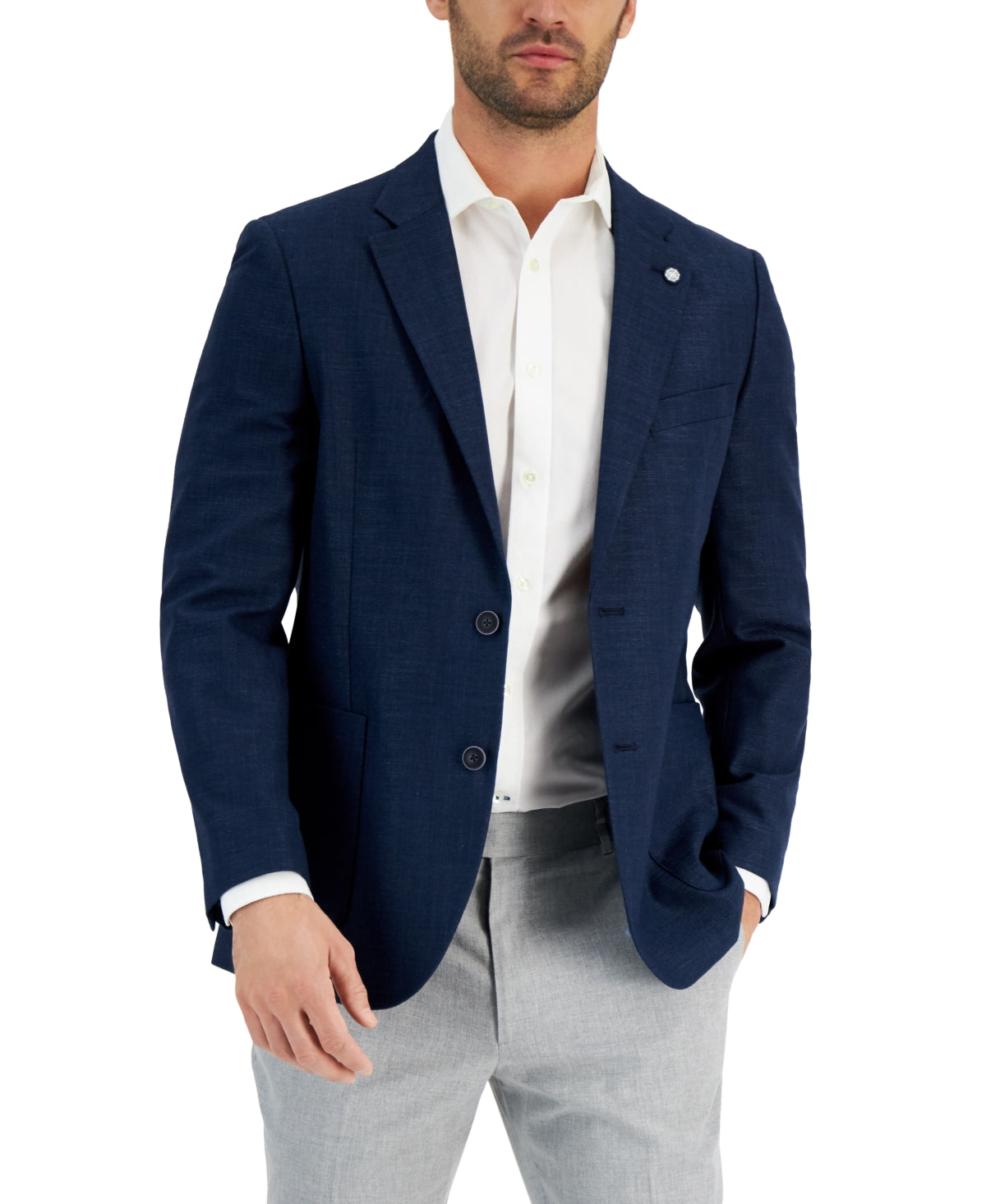 Nautica Mens Modern fit Sport Coat Blazer 38 S Blue