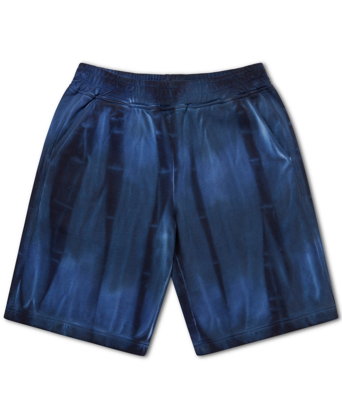Paul Smith Mens Tie Dye Happy Logo Shorts Blue Small