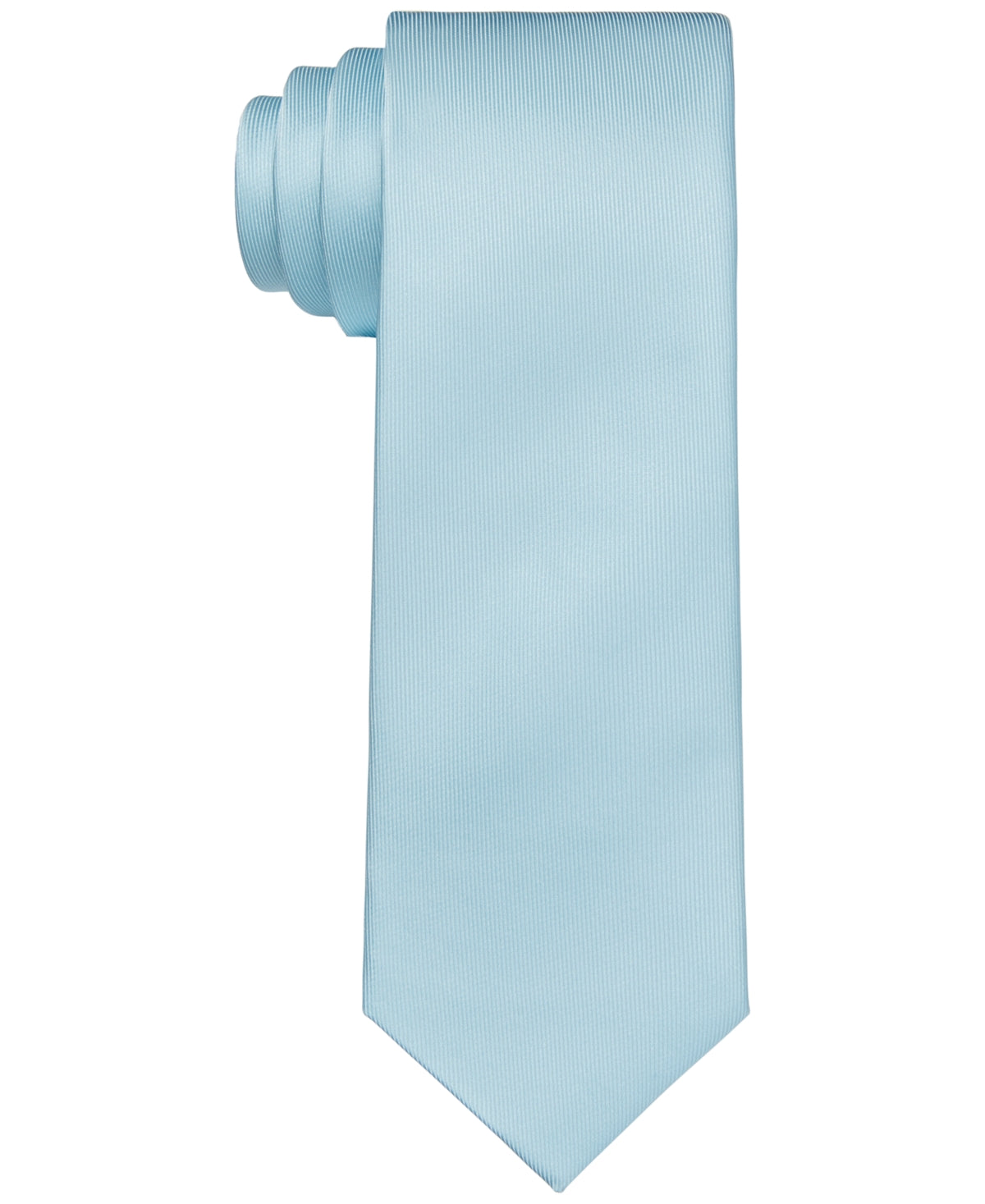 Calvin Klein Men's Unison Skinny Solid Tie Mint Green