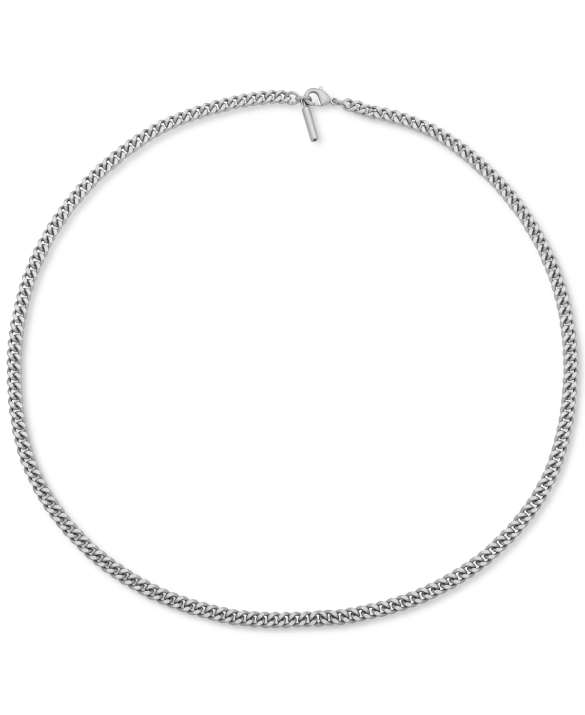 DKNY Men's Chain Neck Silver 22 Inches
