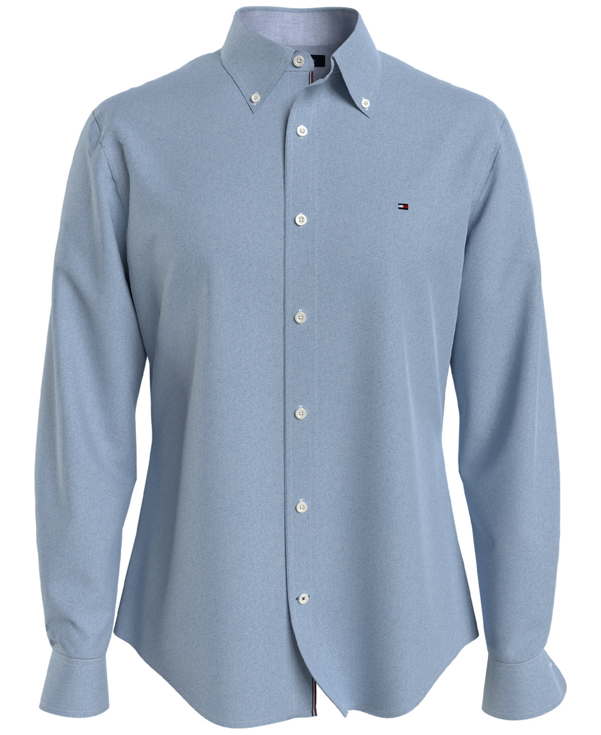 Tommy Hilfiger New England Solid Oxford Shirt Dallas Blue XL Men's