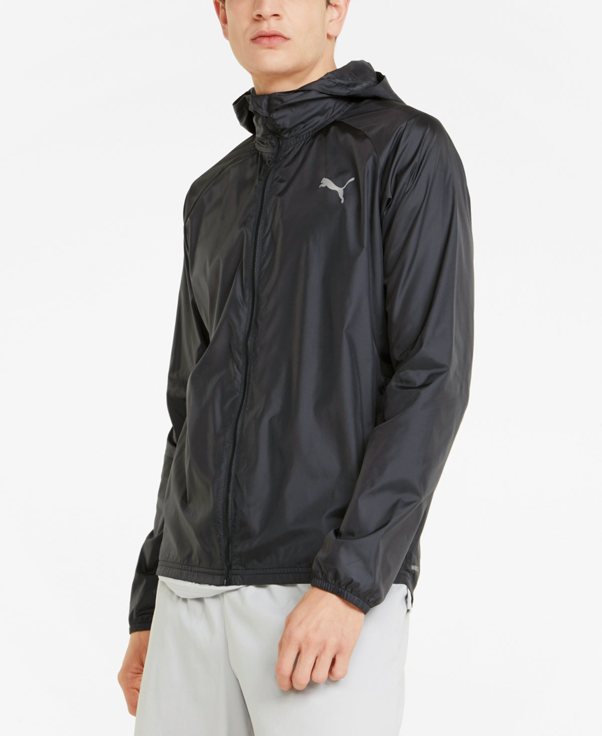 Puma Men's Running Jacket Large Black