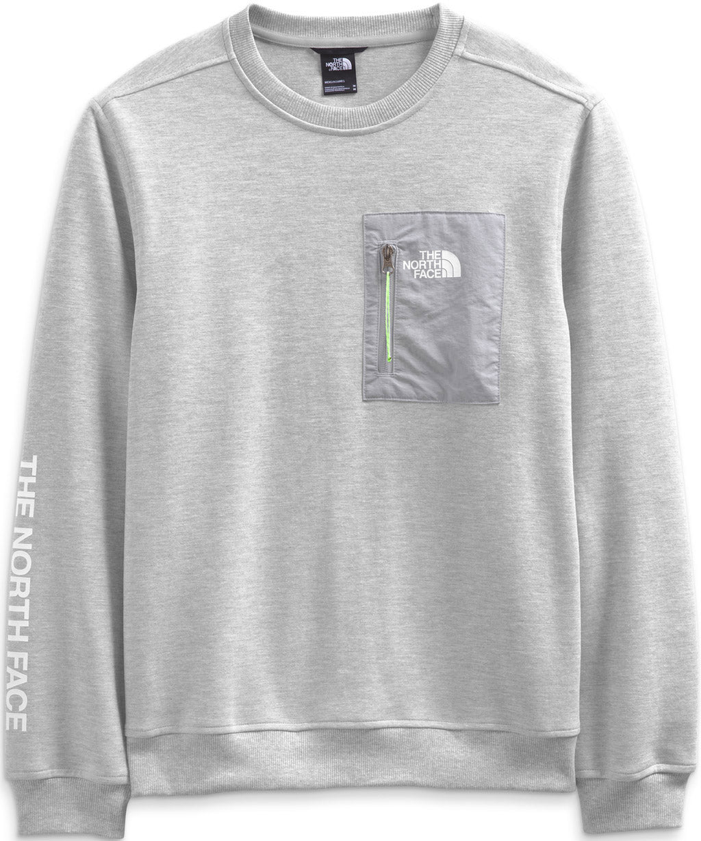 The North Face Tech Crew Sweatshirt  Light Grey  Small