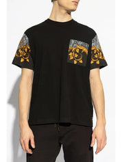 Versace Mens Regular Fit Barocco T Shirt XL Black / Gold