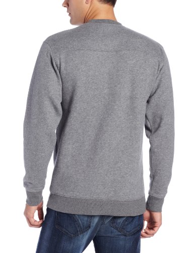 Columbia Hart Mountain Ii Crew  Charcoal Heather  Men's Clothing   Gray Medium