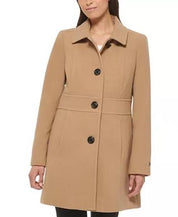 TOMMY HILFIGER Women's Peacoat Coat Camel XS Extra Small