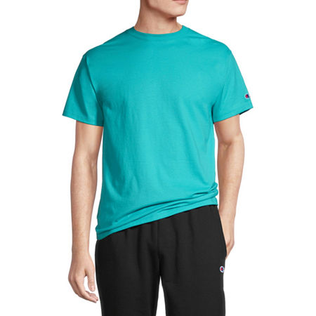 Champion Mens Crew Neck Short Sleeve T-Shirt Blue 2XL