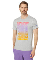 Champion Men's Classic Graphic Tshirt Gray Large
