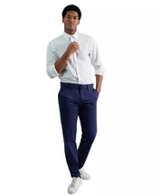 Kenneth Cole Mens Slim fit Dress Pants Knit 34 / 30 Navy  Blue Solid