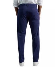 Kenneth Cole Mens Slim fit Dress Pants 34 / 32 Navy Blue Solid