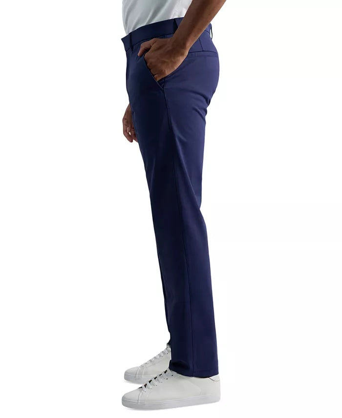 Kenneth Cole Mens Slim fit Dress Pants Knit 34 / 30 Navy  Blue Solid
