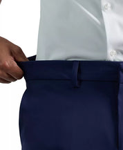 Kenneth Cole Mens Slim fit Dress Pants Knit 34 / 30 Navy  Blue Solid
