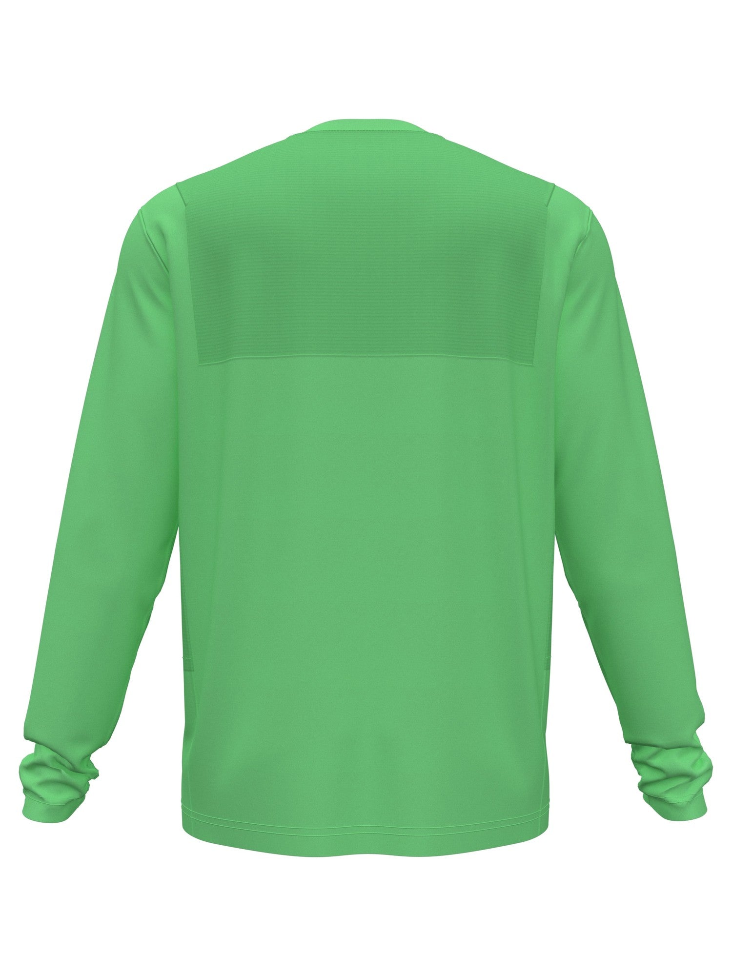 PGA TOUR Mens AirFlux Mesh Long Sleeve Polo Shirt Spring Bouquet Green Medium