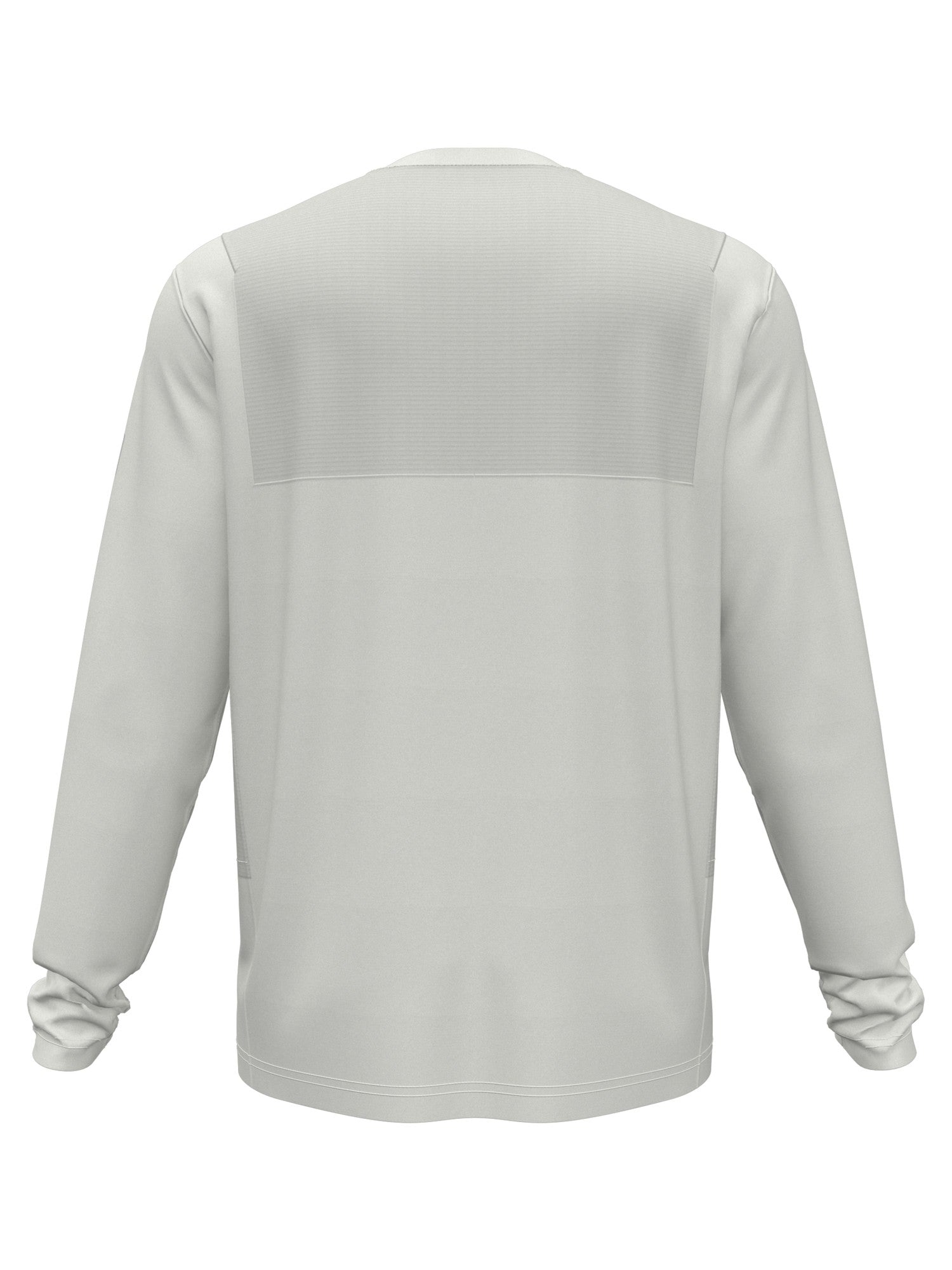 PGA TOUR Mens Mixed Media Long Sleeve Sun Protection Shirt Bright White XL