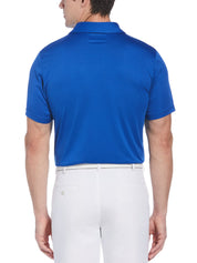 PGA TOUR Mens Athletic-Fit Short Sleeve Golf Polo Shirt Turkish Sea Small
