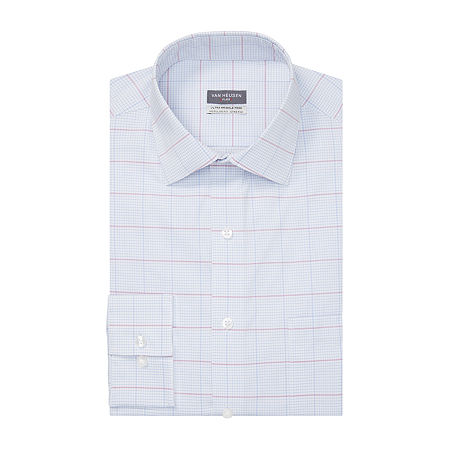 Van Heusen Men's Flex Collar Dress Shirt  Glass Blue