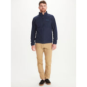 Marmot Mens Rocklin Fleece Zip Jacket Arctic Navy Size Large