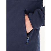 Marmot Mens Rocklin Fleece Zip Jacket Arctic Navy Size Large