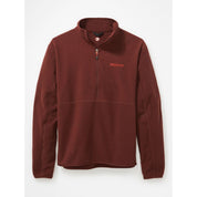 Marmot Mens Rocklin Half Zip Fleece Sweatshirt Black XXL