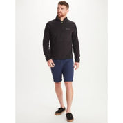 Marmot Mens Rocklin Half Zip Fleece Sweatshirt Black XXL