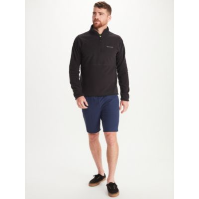 Marmot Mens Rocklin Half Zip Fleece Sweatshirt Black XXL