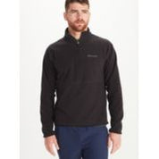 Marmot Mens Rocklin Half Zip Fleece Sweatshirt Black XXL
