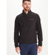 Marmot Mens Rocklin Half Zip Fleece Sweatshirt Black XXL