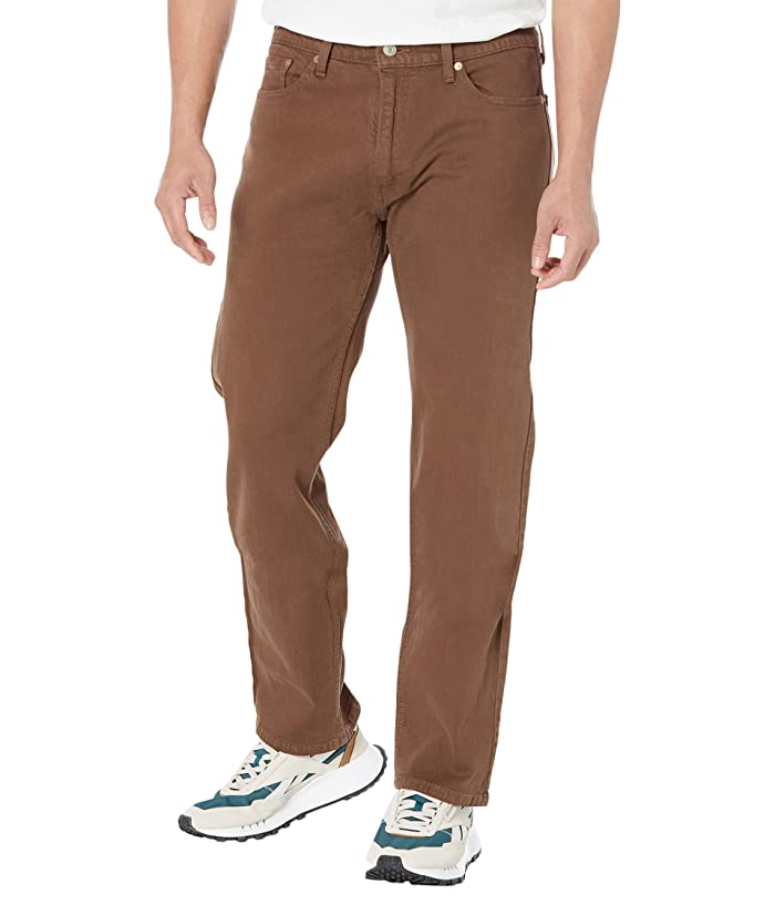 Levis Mens 505 Regular Fit Stretch Jeans Fondue Fudge 36 x 34