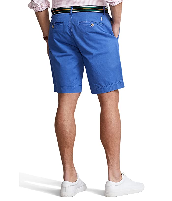 Ralph Lauren Polo Mens 9.5" Stretch Shorts Liberty Blue Size 32