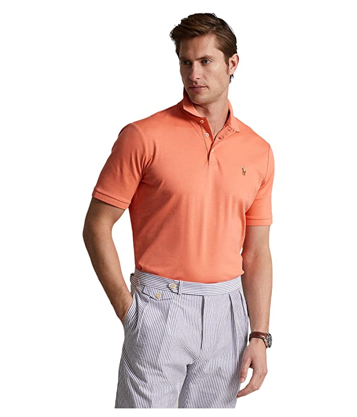 Polo Ralph Lauren Men's Classic fit Soft Cotton Polo Deep Mango Orange Xxl
