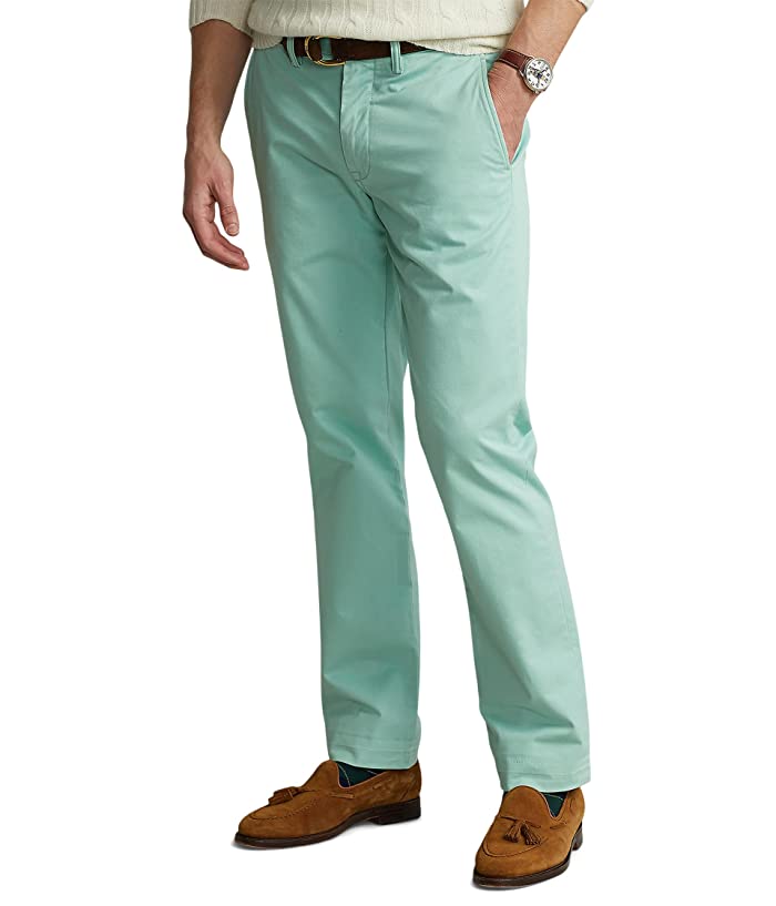 Polo Ralph Lauren Mens Stretch Straight Fit Jeans Celery 38 x 30